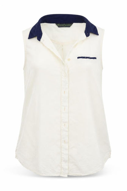 Womens UK Size 8 Blooming Marvellous White Basic Button-Up