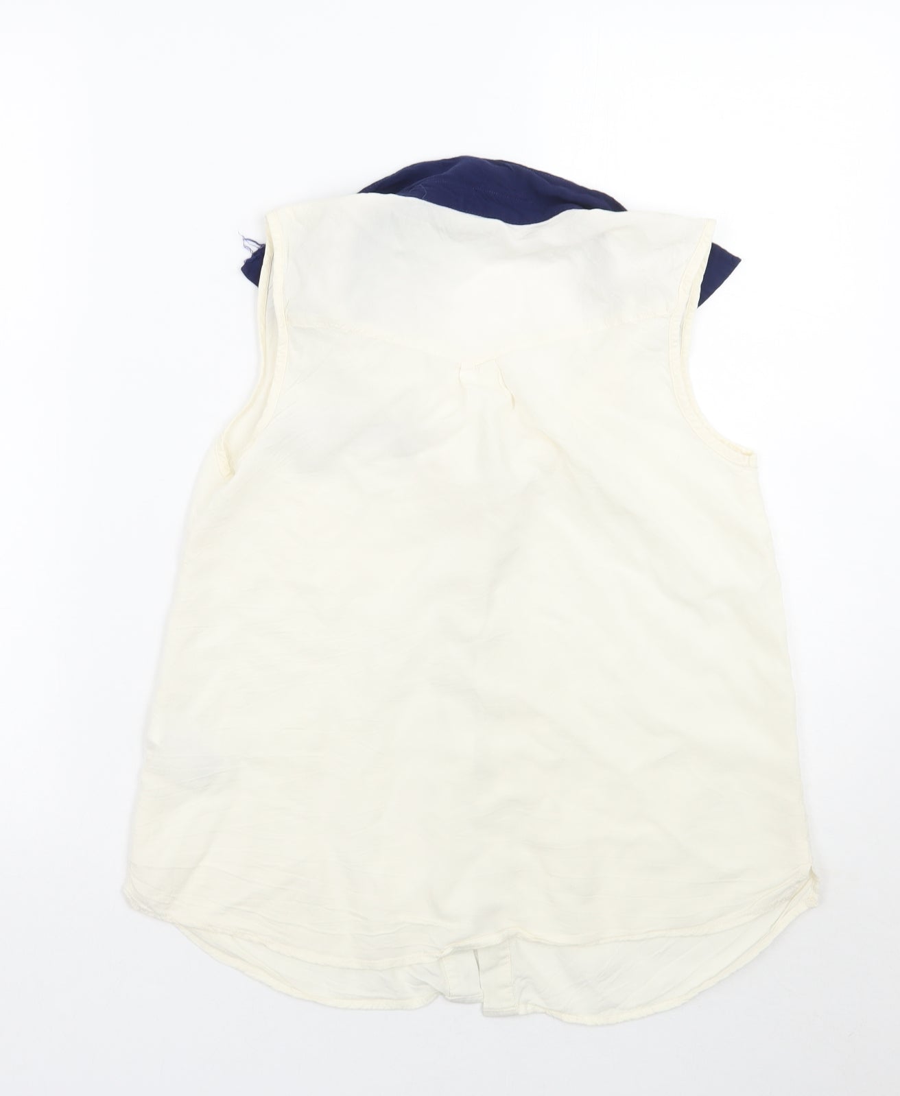 Womens UK Size 8 Blooming Marvellous White Basic Button-Up