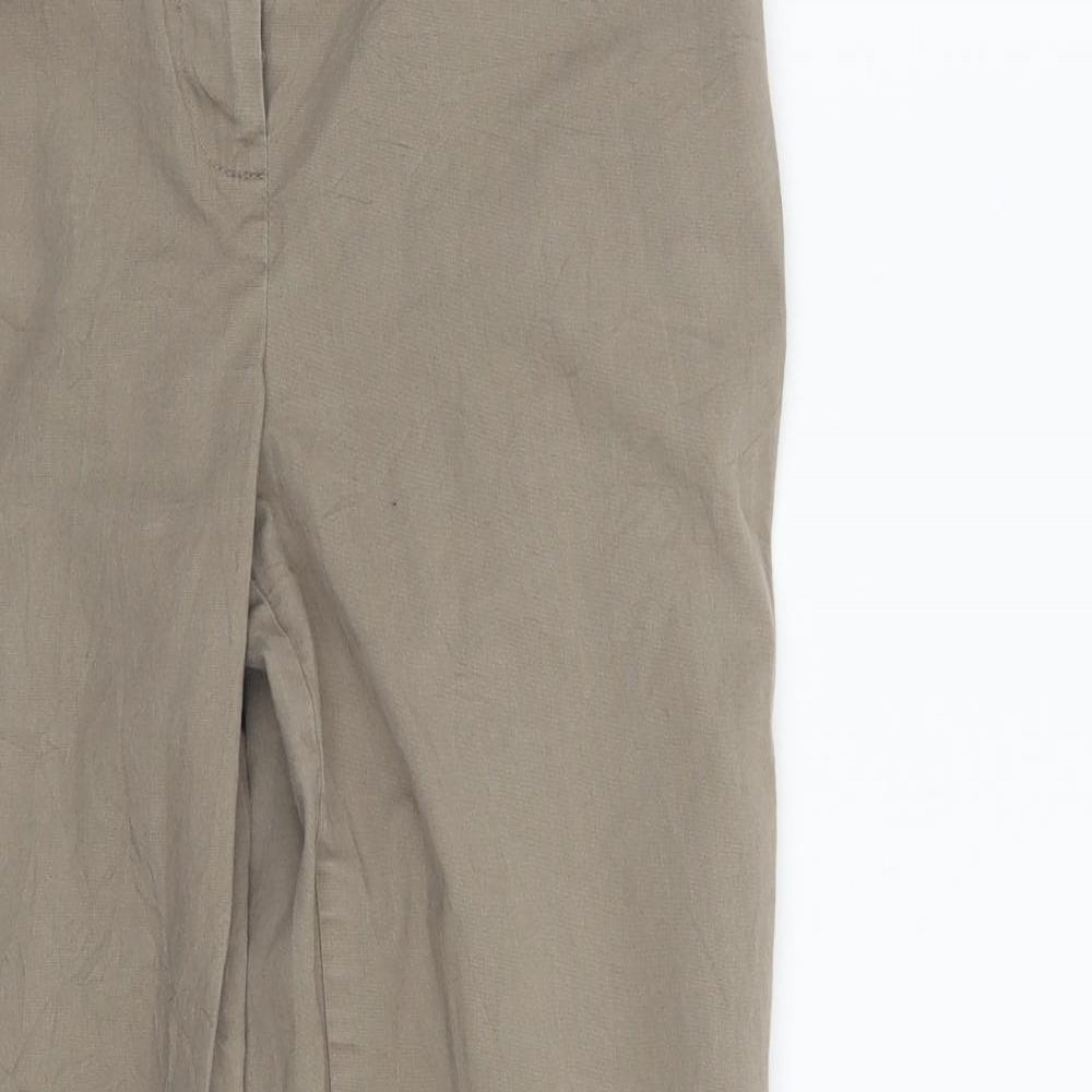 Womens UK Size 28 camaieu Regular Fit  Green Trousers