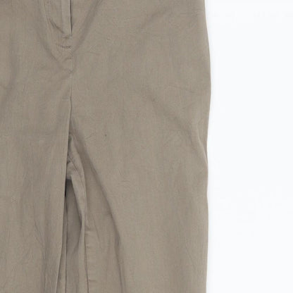 Womens UK Size 28 camaieu Regular Fit  Green Trousers