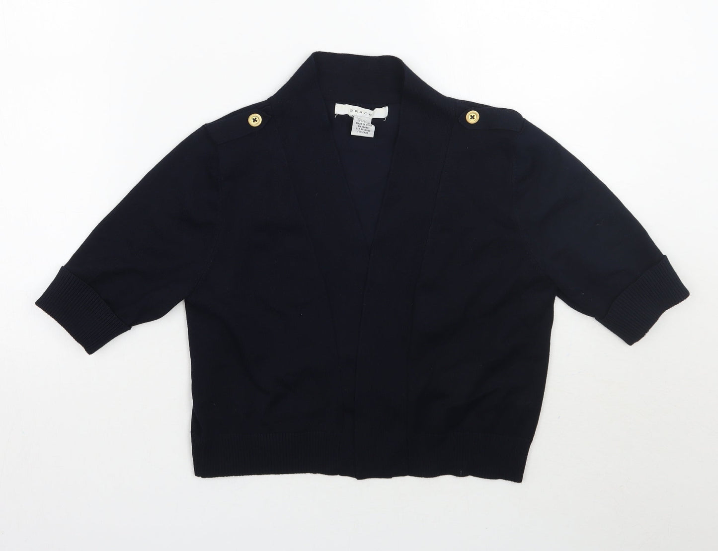 Grace Womens Blue   Cardigan Jumper Size M