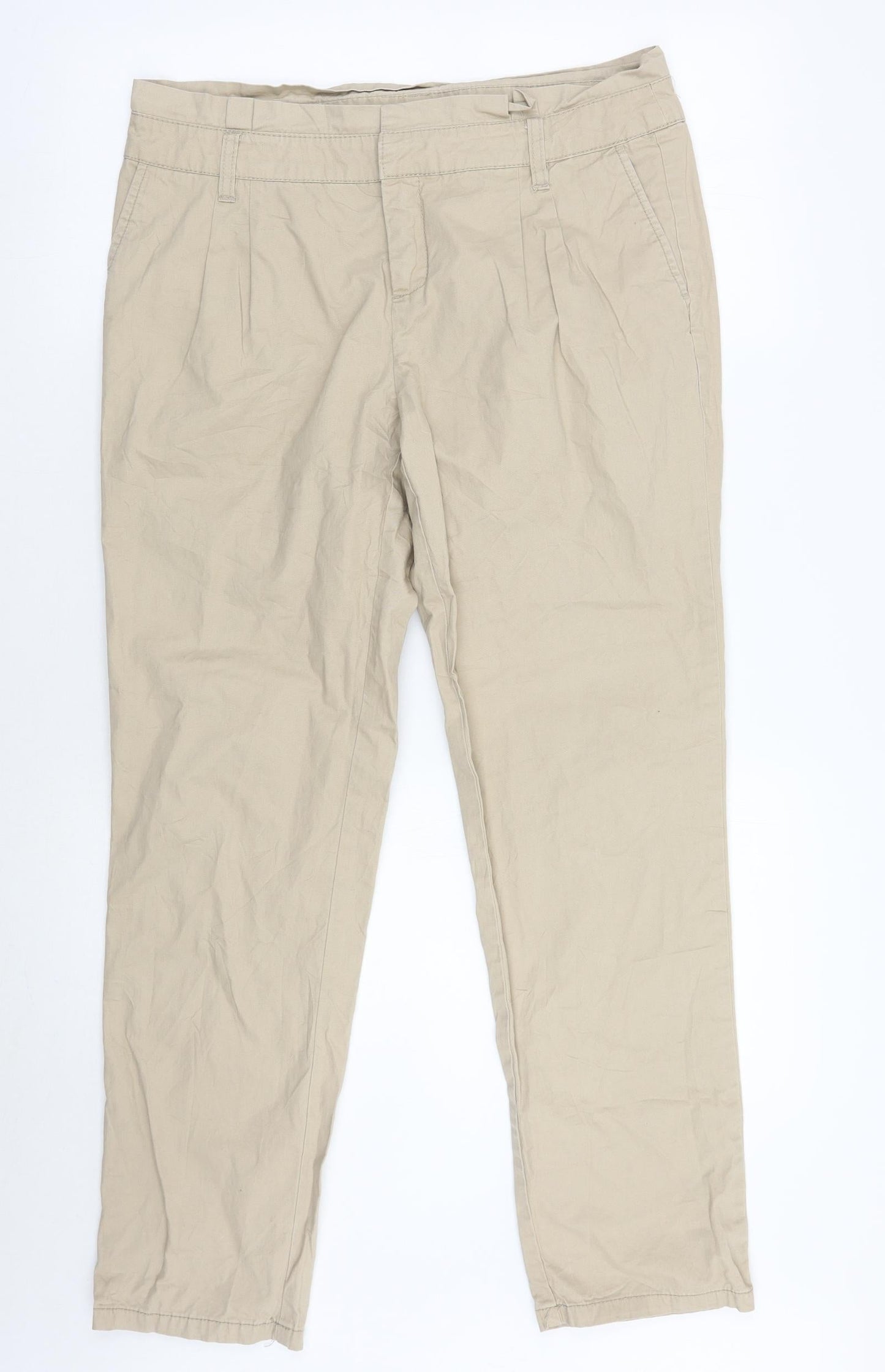 Colours of The World Womens Beige   Chino Trousers Size 40 L29 in