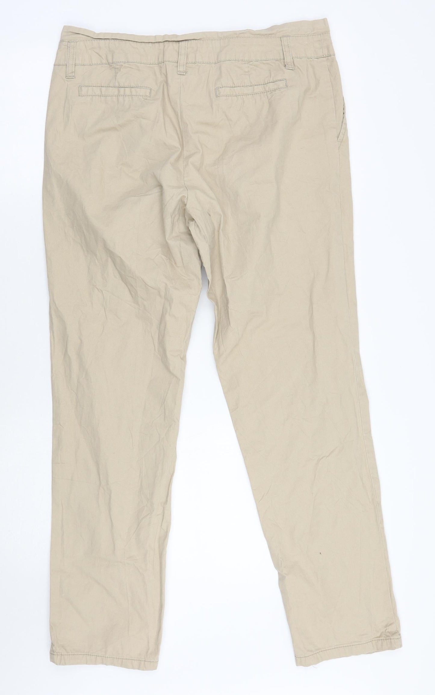 Colours of The World Womens Beige   Chino Trousers Size 40 L29 in
