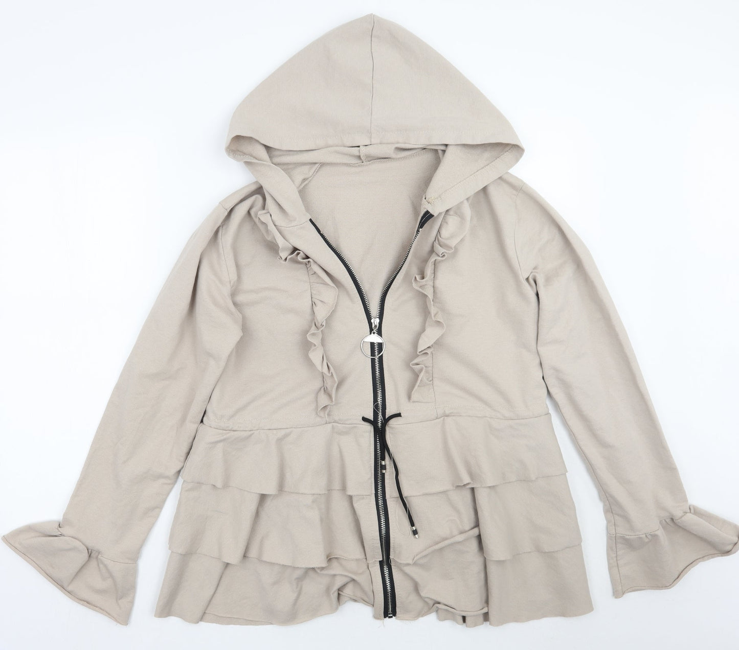 Womens UK Size One Size Preworn Beige Jacket