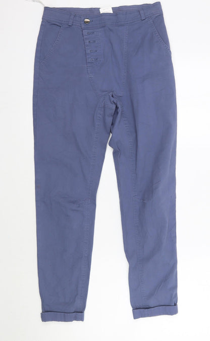 Rainbow Womens Blue   Chino Trousers Size 34 L26 in