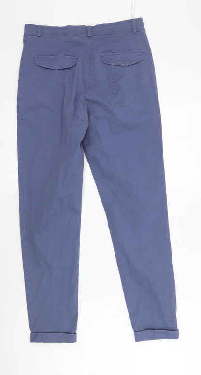 Rainbow Womens Blue   Chino Trousers Size 34 L26 in