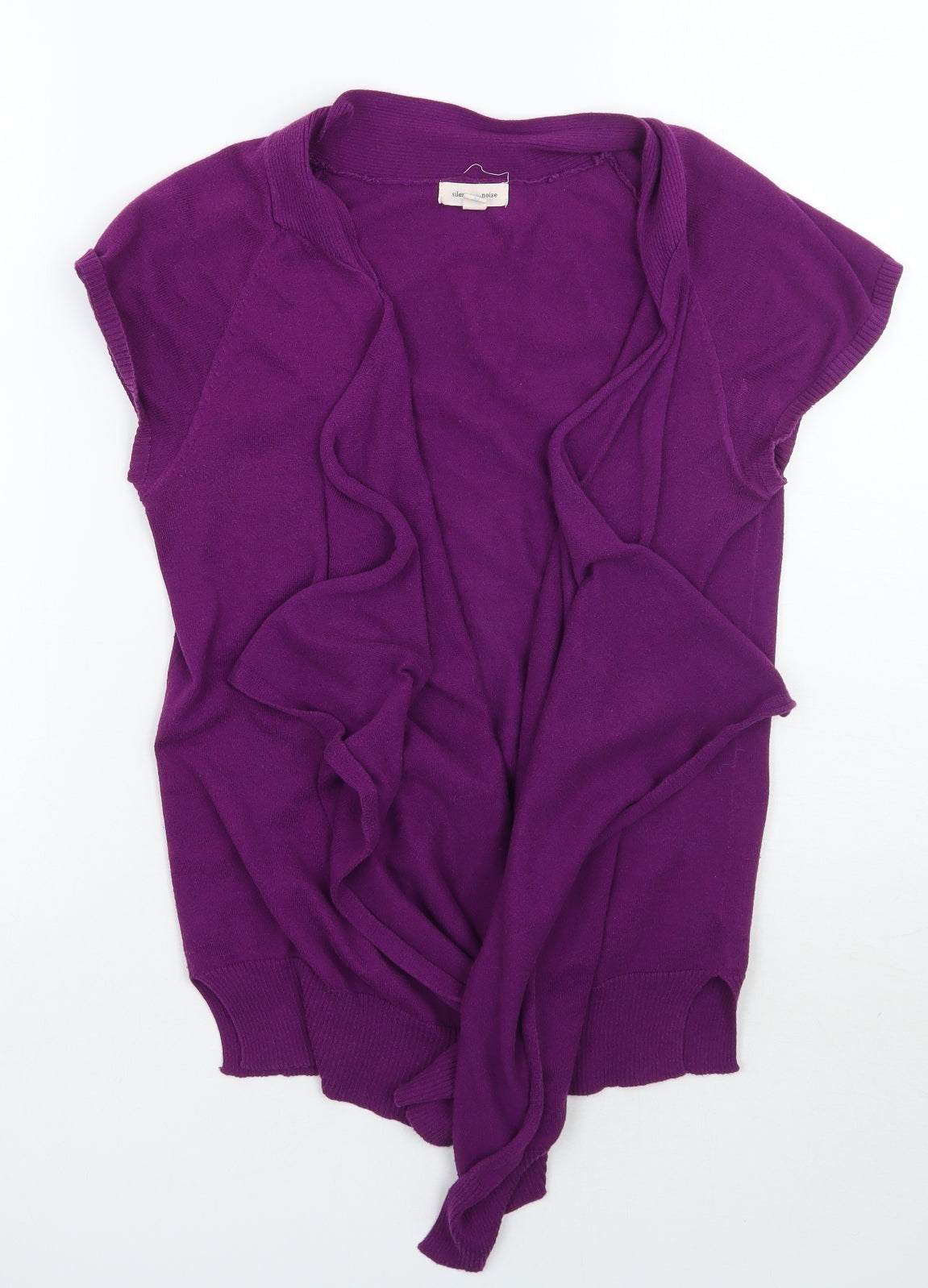 silent + noise Womens Purple   Cardigan Jumper Size M