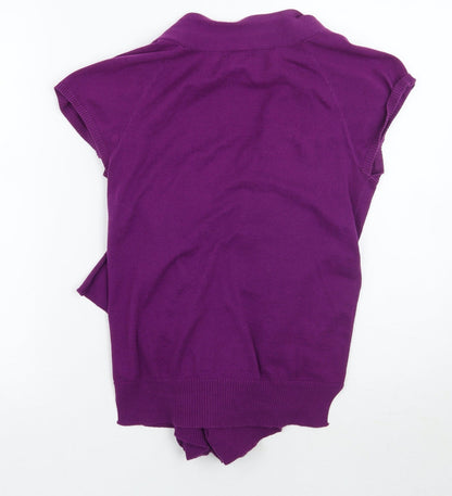silent + noise Womens Purple   Cardigan Jumper Size M