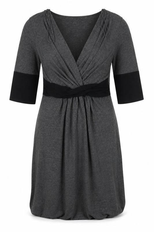 Front view of Blooming Marvellous women’s grey a-line, size UK 10