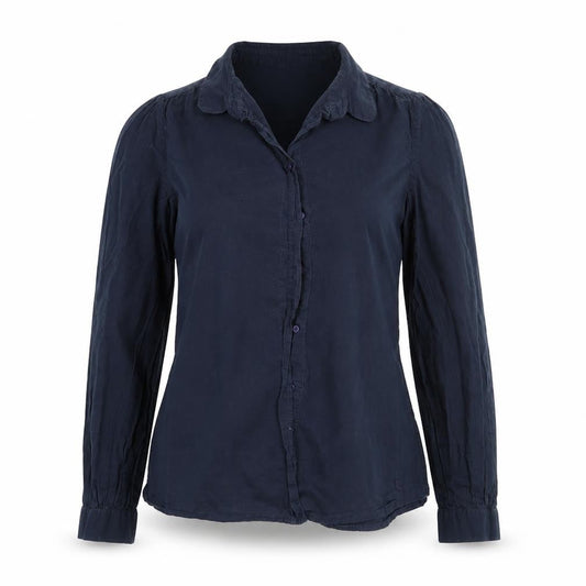 Womens UK Size 8 Jack Wills Blue Basic Button-Up