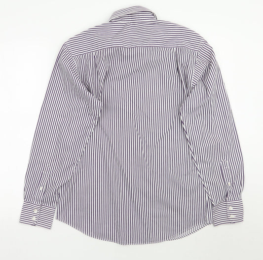 Mens UK Size 15.5 Butler and webb White  Button-Up Long Sleeve Casual Shirt