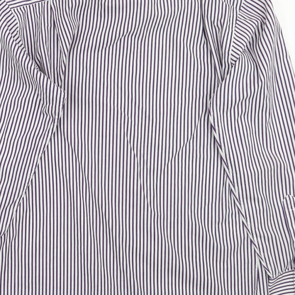 Mens UK Size 15.5 Butler and webb White  Button-Up Long Sleeve Casual Shirt