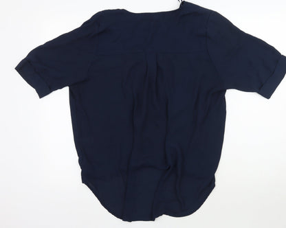 Womens UK Size 16 Select Blue Basic Blouse