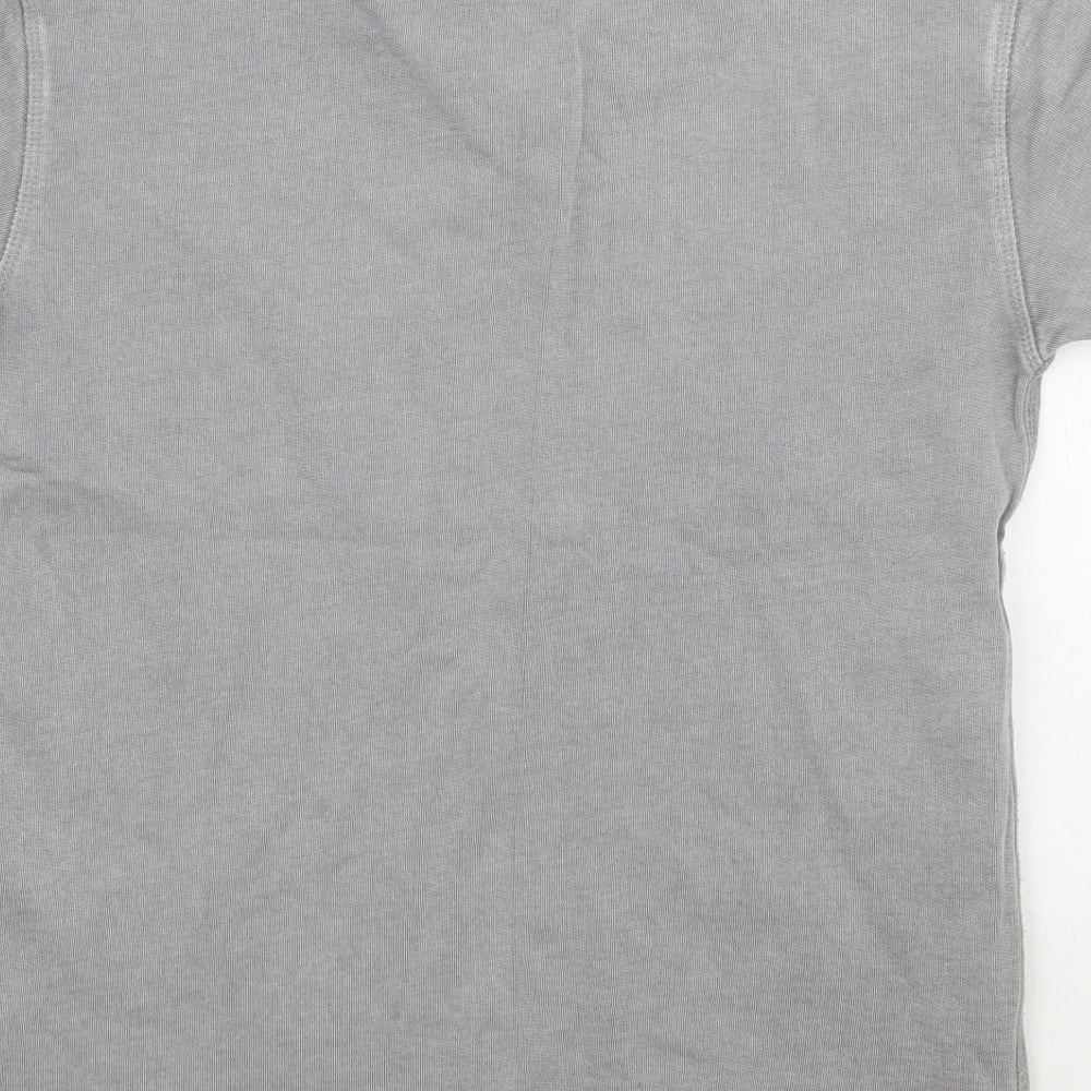Mark Shale Boys Grey   Basic T-Shirt Size 9-10 Years
