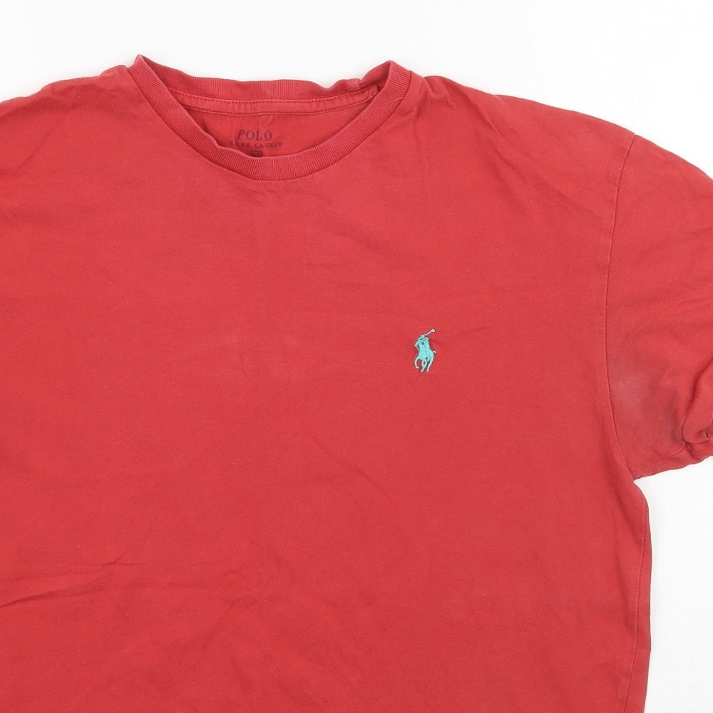 Polo Ralph Lauren Mens Red    T-Shirt Size XS