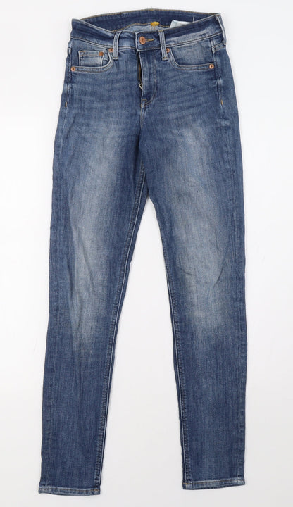 Womens UK Size 25 H&M Regular Fit Skinny Blue Jeans