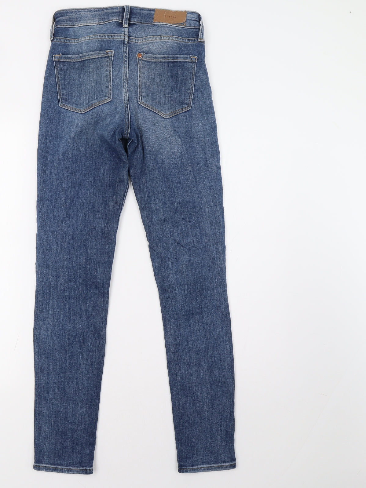 Womens UK Size 25 H&M Regular Fit Skinny Blue Jeans