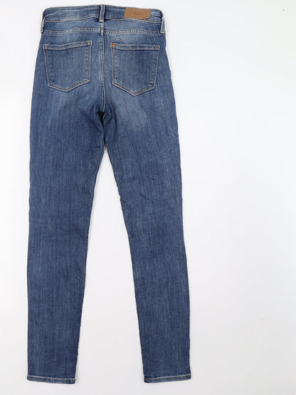 Womens UK Size 25 H&M Regular Fit Skinny Blue Jeans