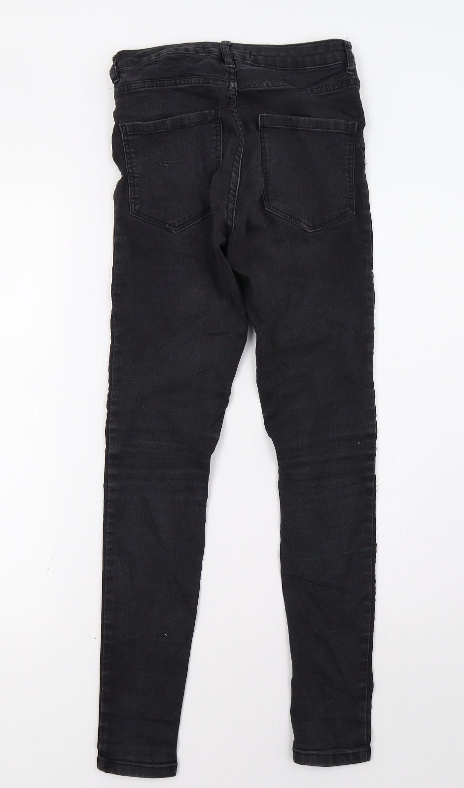 Womens UK Size 6 Sinsay Regular Fit Skinny Black Jeans