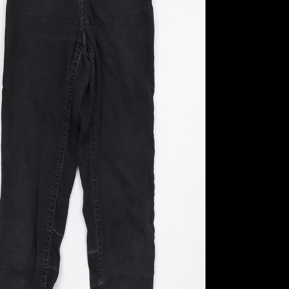 Womens UK Size 6 Sinsay Regular Fit Skinny Black Jeans