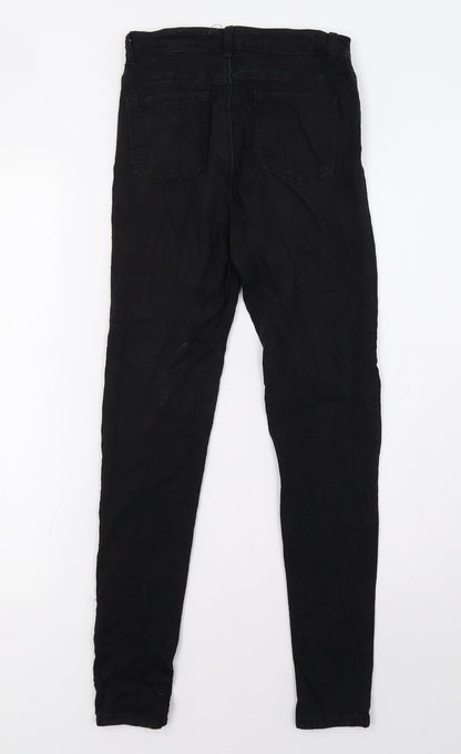 kiss pink Womens Black   Skinny Jeans Size 6 L30 in