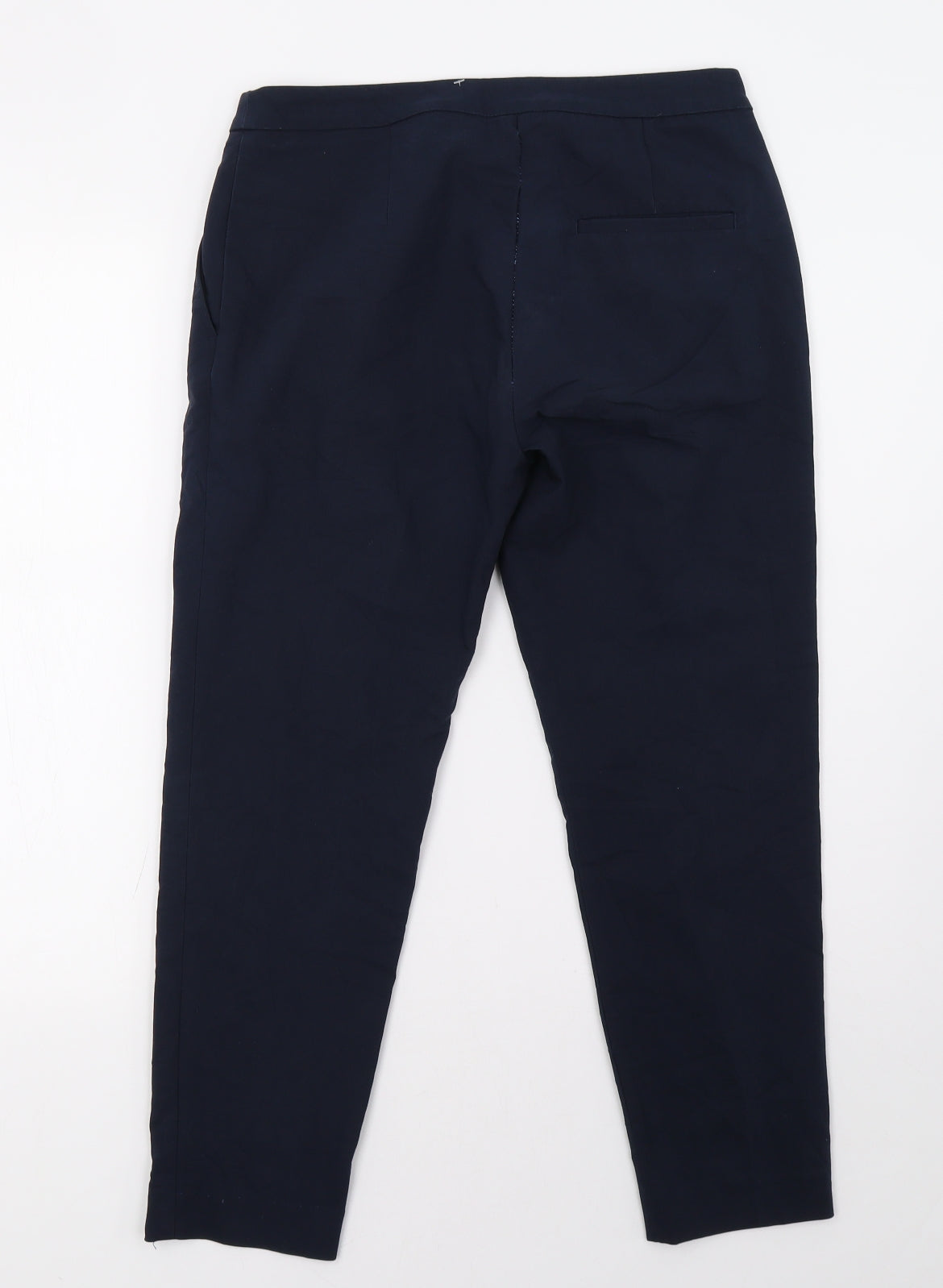 Womens UK Size 10 H&M Regular Fit  Blue Trousers