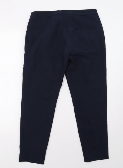 Womens UK Size 10 H&M Regular Fit  Blue Trousers
