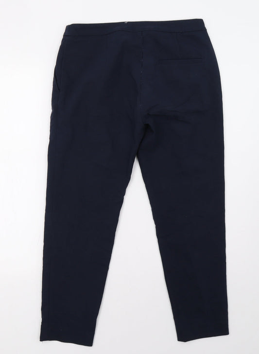 Womens UK Size 10 H&M Regular Fit  Blue Trousers