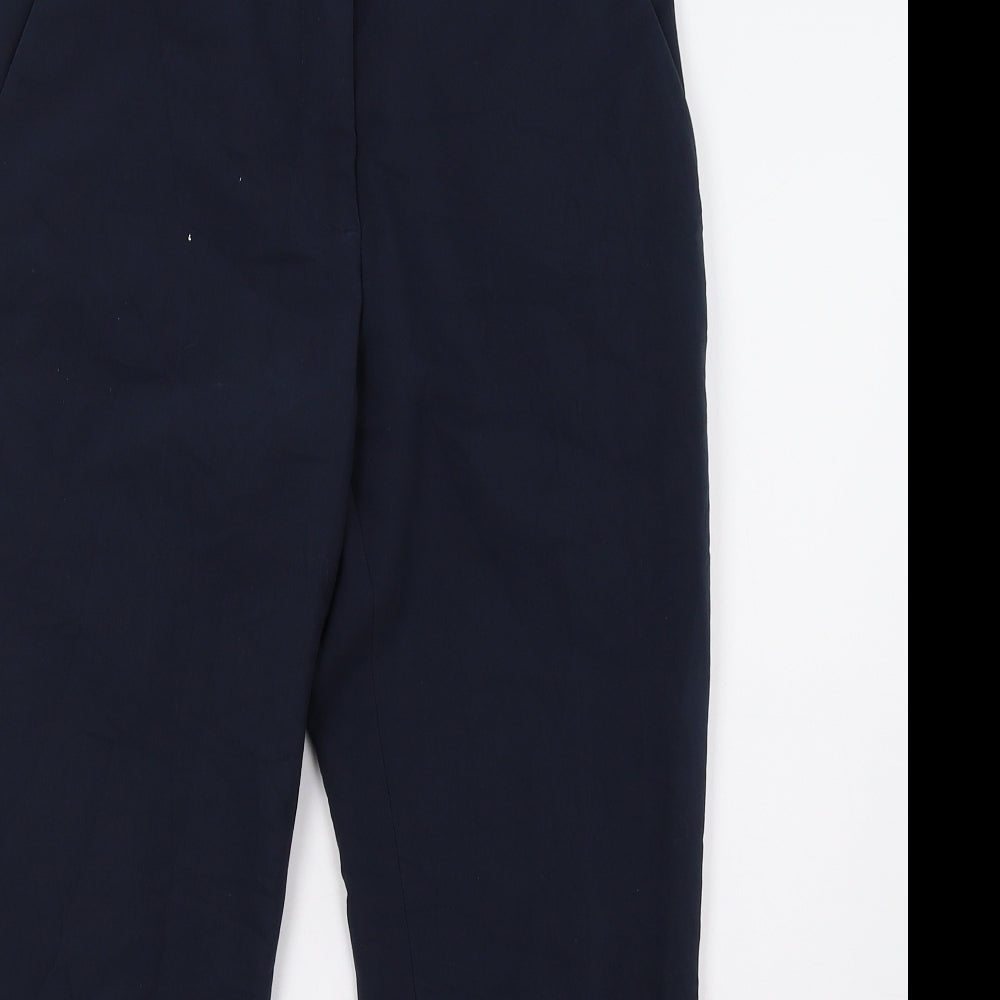 Womens UK Size 10 H&M Regular Fit  Blue Trousers