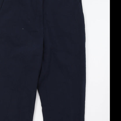 Womens UK Size 10 H&M Regular Fit  Blue Trousers