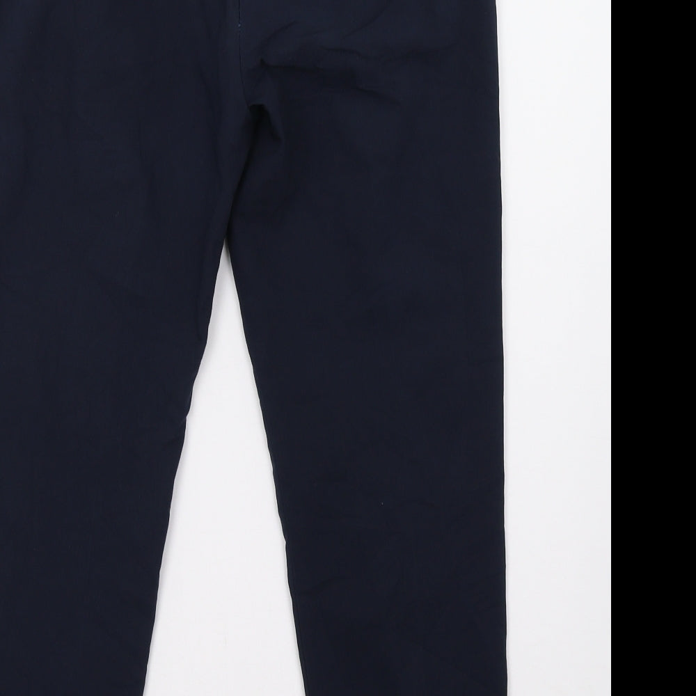 Womens UK Size 10 H&M Regular Fit  Blue Trousers