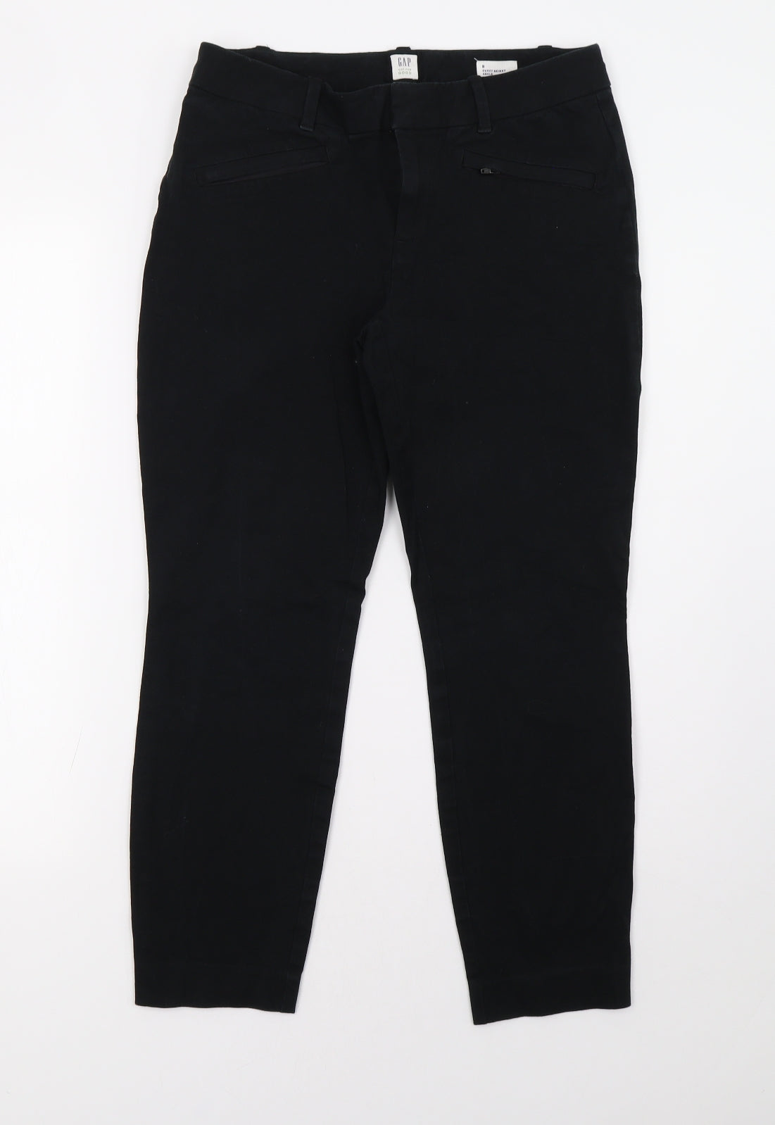 Womens UK Size 28 Gap Regular Fit  Black Trousers
