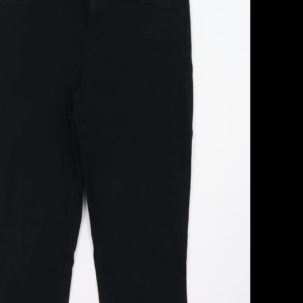 Womens UK Size 28 Gap Regular Fit  Black Trousers