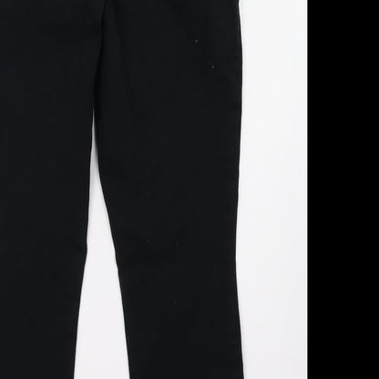 Womens UK Size 28 Gap Regular Fit  Black Trousers