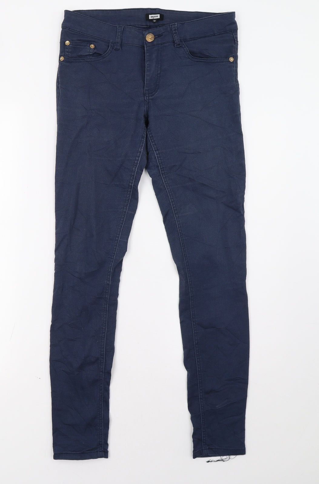 Womens UK Size 10 bikbok Regular Fit Skinny Blue Jeans