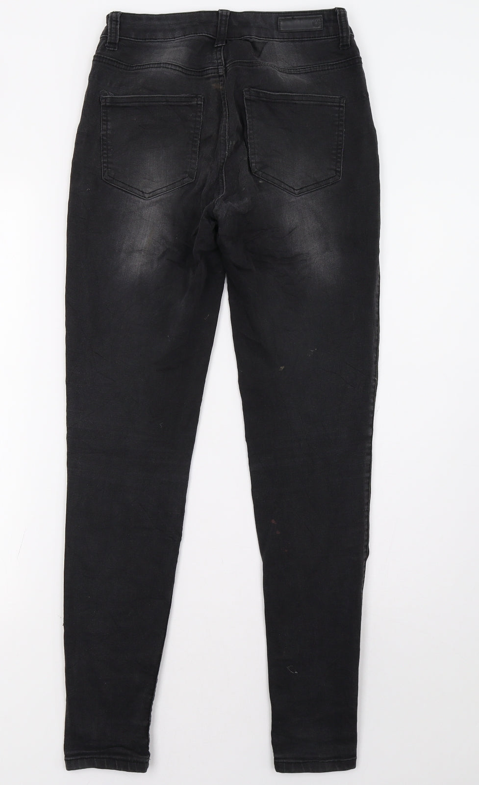 Womens UK Size 8 Pieces Regular Fit Skinny Black Jeans
