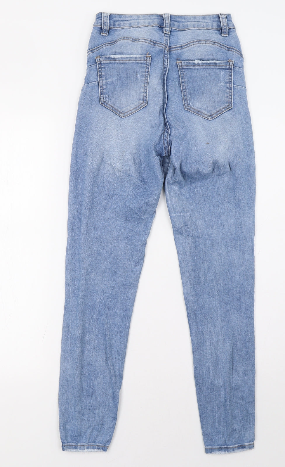 Womens UK Size 6 laulia Regular Fit Straight Blue Jeans