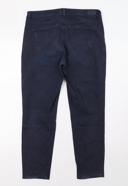 EDC Womens Blue   Straight Jeans Size 12 L28 in