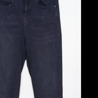 EDC Womens Blue   Straight Jeans Size 12 L28 in