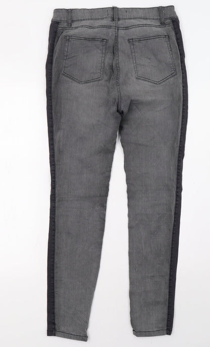 Womens UK Size 10 Janina Regular Fit Straight Grey Jeans