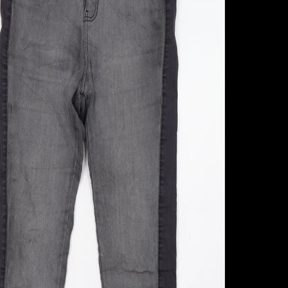 Womens UK Size 10 Janina Regular Fit Straight Grey Jeans