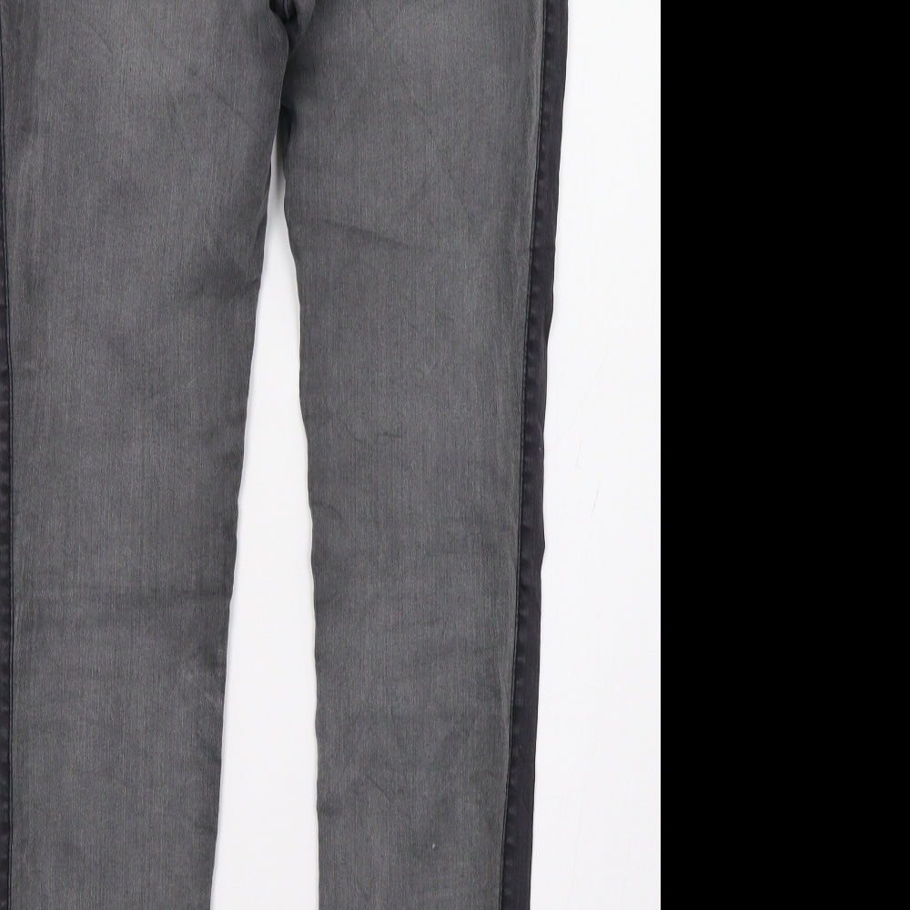 Womens UK Size 10 Janina Regular Fit Straight Grey Jeans
