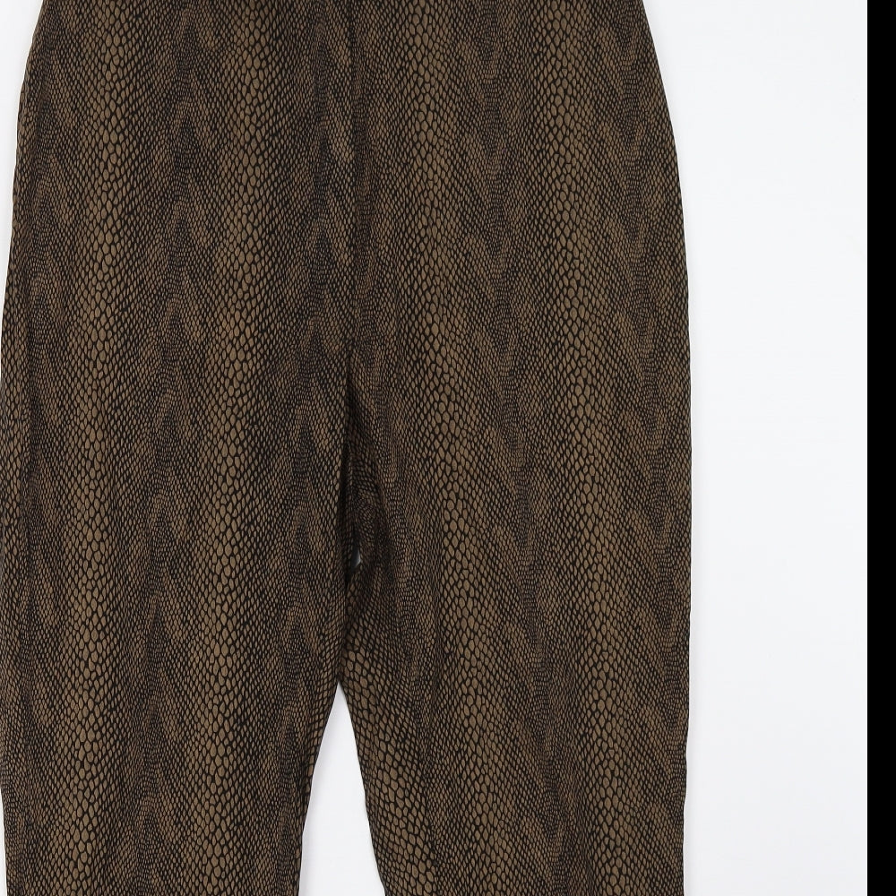 Womens UK Size 14 KappAhl Regular Fit  Brown Trousers