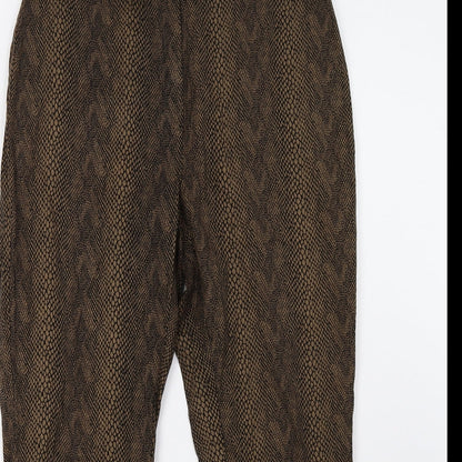 Womens UK Size 14 KappAhl Regular Fit  Brown Trousers