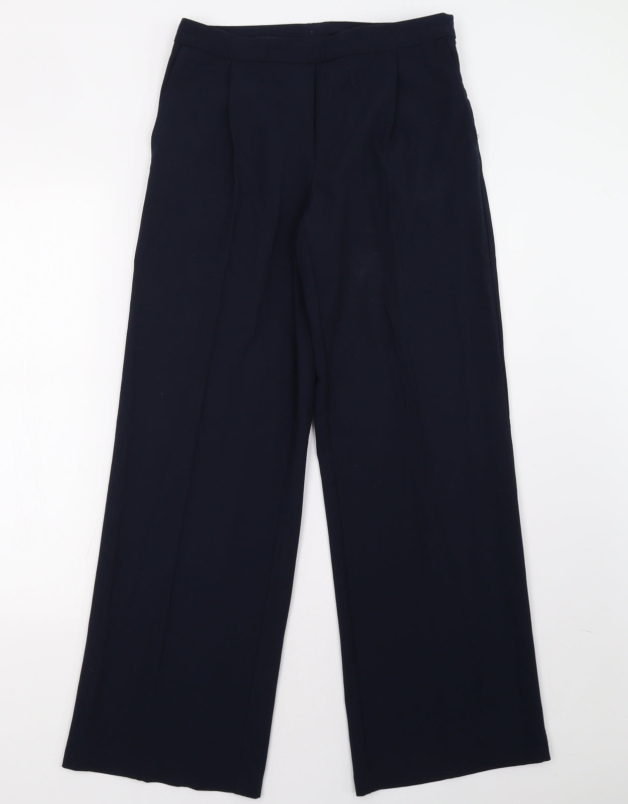 Womens UK Size 10 Preworn Regular Fit  Blue Trousers