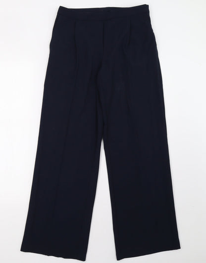 Womens UK Size 10 Preworn Regular Fit  Blue Trousers