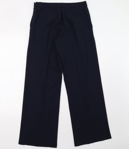Womens UK Size 10 Preworn Regular Fit  Blue Trousers