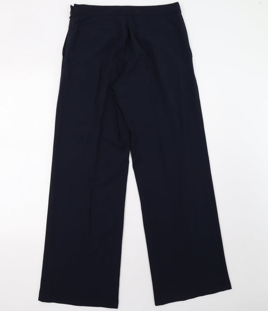 Womens UK Size 10 Preworn Regular Fit  Blue Trousers