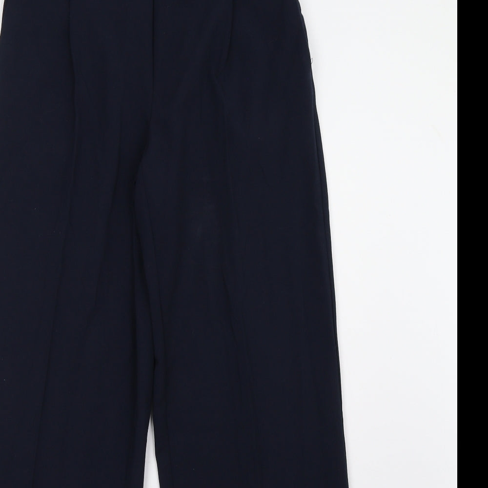 Womens UK Size 10 Preworn Regular Fit  Blue Trousers