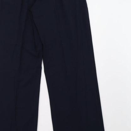 Womens UK Size 10 Preworn Regular Fit  Blue Trousers